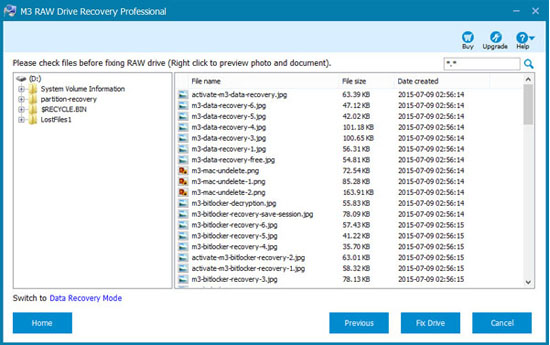 free raw drive recovery software